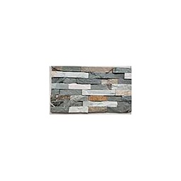 [28377] PIERRES NATURELLES POUR FACADE 15X60 GREEN+ YELLOW STONE 4LINES  ZX-07 (CX8PCES=0,72M2/CRT )