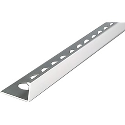 [29640] PROFIL ALU CARRELAGE 8,5MM X 2,6M ARGENT MAT