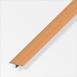 [28540] PROFIL COUVRE-JOINT EN ALU HETRE FONCE 2,7M