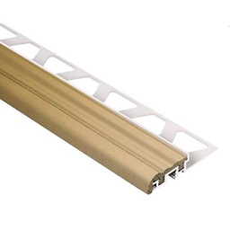 [28557] PROFIL ALU NEZ DE MARCHE CARREAUX 2,5M BEIGE
