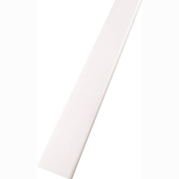 [21668] PROFIL U 20*81 PVC BLANC 2M50 P / BRIQUE DE VERRE U2081P