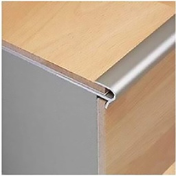 [28581] NEZ DE PROFILES D ESCALIER POUR PARQUET STRATIFIE ANODISE MATT
