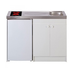 [21242] CUISINETTE EVIER + 2 FEUX ELEC + REFRIG 1M00