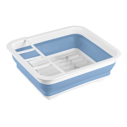 [21681] EGOUTTOIR PLIABLE GAIA BLANC/ BLEU