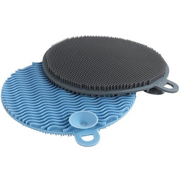 [24845] EPONGES EN SILICONE ROND SOFT LOT 2 PIECES