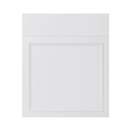 [21337] FACADE 1P 400 HT573 1 FAUX TIROIR HT 141 LOLA BLANC PUR