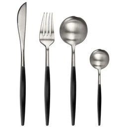 [20717] MENAGERE M16 MAZARIN MANCHE NOIR TETE INOX BROSSE BOITE TB COLLECTION