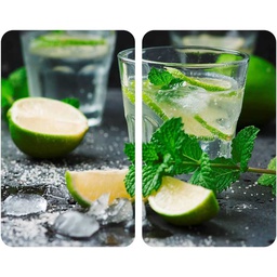 [21697] PLAQUES DE PROTECTION EN VERRE UNIVERSELLE MOJITO 2 PIECES