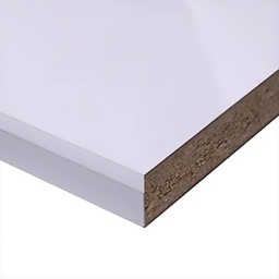 [21496] PLAN DE TRAVAIL 307*65*38 CHANT ABS ALU GLACE SATINE