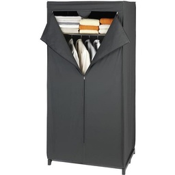 [21725] ARMOIRE PENDERIE DEEP BLACK160X75X50