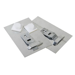 [21920] KIT DE 2 PLAQUES METALLIQUES 10X8CM