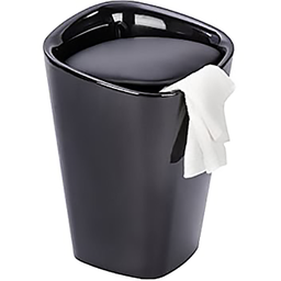[21922] PANIER A LINGE ANGLULAIRE CANDY NOIR