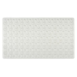 [21964] TAPIS DE BAIN ROCHA 70X40CM BLANC
