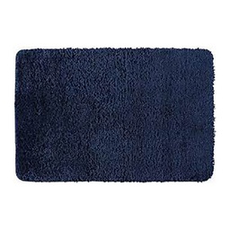 [25364] TAPIS DE BAIN BELIZE BLEU MARINE 60X90CM/30MM MICROPLOYESTER