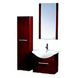 [25028] MEUBLE SALLE DE BAIN SIMPLE 65X48X60 AVEC MIROIR ET ETAGERE
