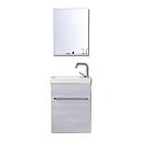 [22047] MEUBLE SDB SUSPENDU BLANC 405X1215MM AVEC VASQUE PORCELAINE ET MIROIR