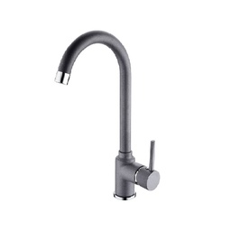 [21033] MITIGEUR CUISINE POLA SPOUT SIDE HP STONEGREY