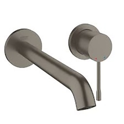 [25097] MITIGEUR LAVABO ESSENCE MURAL 2 TROUS FINITION GRAPHITE
