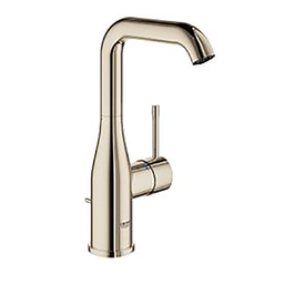 [22336] MITIGEUR LAVABO VASQUE ESSENCE L FINITION NICKEL BRILLANT