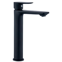 [25106] MITIGEUR LAVABO VASQUE HAUT NAYAK NOIR MAT