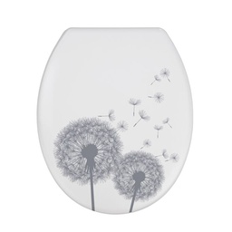 [22526] ABATTANT AVEC MOTIF DAIGRETTE DUROPLASTIQUE
