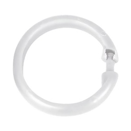 [22574] ANNEAUX POUR RIDEAUX 12P GRAND BLANC