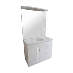 [24508] ARMOIRE DE DOUCHE FOGGIA BLANC