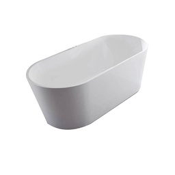 [22588] BAIGNOIRE ACRYLIC A POSER VEIL BLANC 1650X620MM