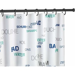 [22647] BARRE DE DOUCHE TELESCOPIQUE 20 MM NOIR 110-185 CM