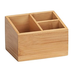 [22679] BOITE SALLE DE BAIN 3 COMPARTIMENTS TERRA BAMBOU