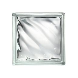 [22760] BRIQUE DE VERRE COULEUR EP 80MM 190X190MM LAVENDER