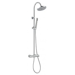 [22859] COLONNE DE DOUCHE CHROMEE LOONA THERMOSTATIQUE AVEC INVERSEUR