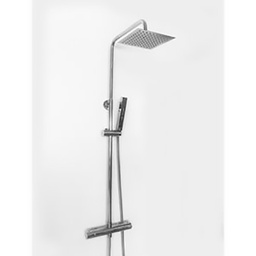 [24690] COLONNE DE DOUCHE COMPLET CHROME CARRE 760X430X100MM