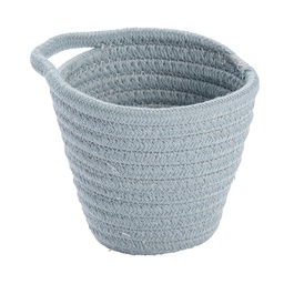 [22893] CORBEILLE SALLE DE BAIN SORIA BLEU GRIS