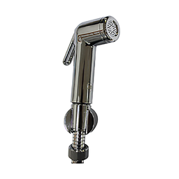 [22904] DOUCHETTE POUR WC CHROME AVEC SUPPORT ET FLEXIBLE 1,2M