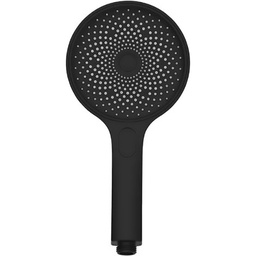 [22991] POMMEAU DE DOUCHE SOFTWATER D130MM/3 NOIR