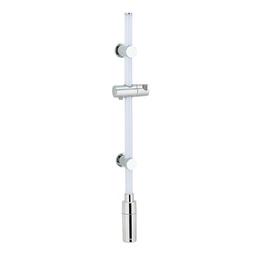 [23029] BARRE DE DOUCHE A LED 74 CM BLANC