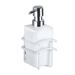 [23124] DISTRIBUTEUR DE SAVON CLASSIC PLUS BLANC 9X10X17.5CM
