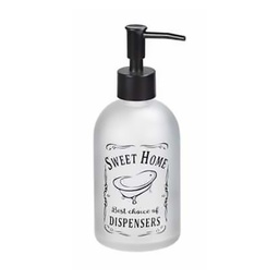 [24808] DISTRIBUTEUR DE SAVON SWEET HOME TRANSPARENT