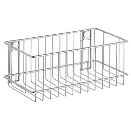 [23212] ETAGERE DROITE PROFONDE CLASSIC CHROME 24 X10X14CM