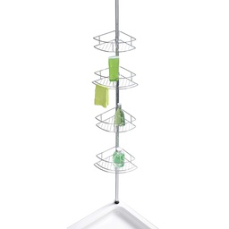 [23236] ETAGERE TELESCOPIQUE INOX DOLCEDO 4ETAGES 31X65 - 275X23CM