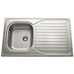 [21298] EVIER INOX A POSER 1B+1D 800X500X0,5MM JSBL-8050