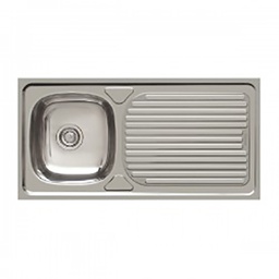 [21297] EVIER INOX A POSER 1B+1D 1000X500X0,6MM