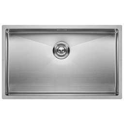 [21278] EVIER CUISINE INOX 1B 500X500X145MM S/EGOUT