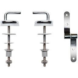 [23274] ENSEMBLE DE FIXATION INOX POUR ABATTANT BOISCCCCC