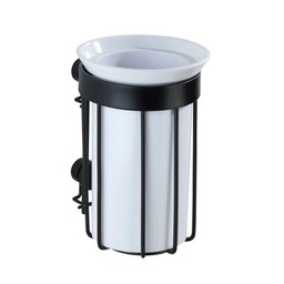 [23325] PORTE GOBELET CLASSIC PLUS NOIR 8X9X12CM