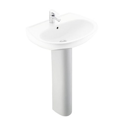 [23414] COLONNE POUR LAVABO BRIVE BLANC