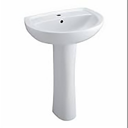 [23429] LAVABO AVEC COLONNE BLANC B104 520*440*800MM
