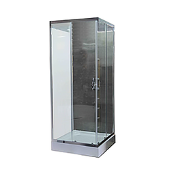[23573] CABINE DE DOUCHE SIMPLE CHROME AVEC RECEVEUR KZA-883 VTT 90X90