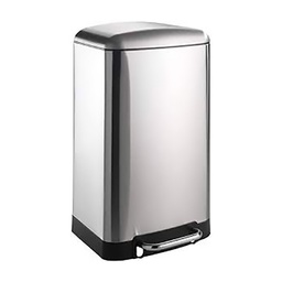 [21176] POUBELLE INOX EASY CLOSE 30L STUDIO